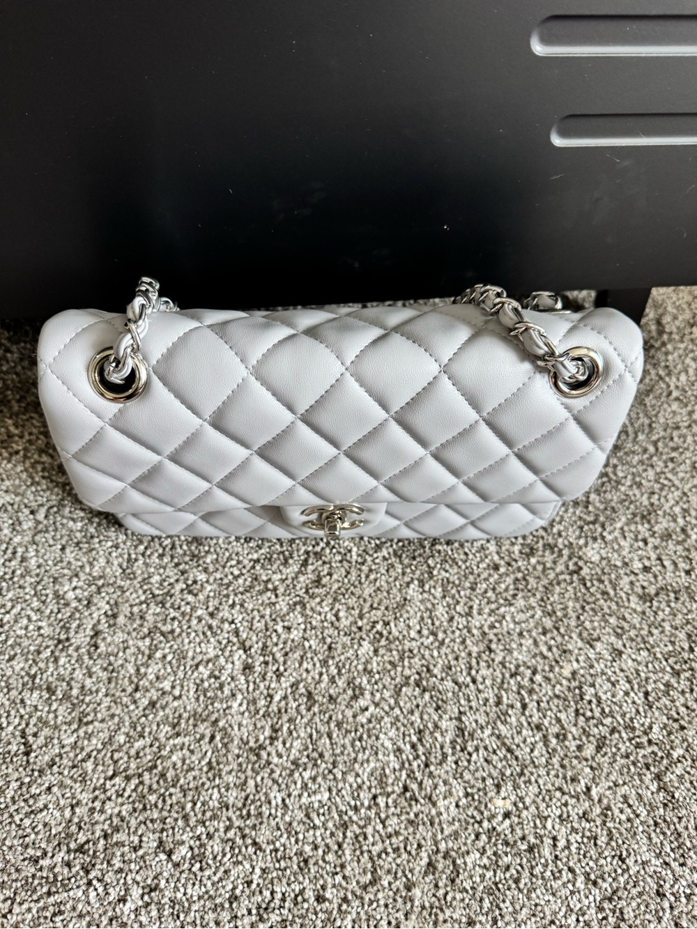 CC Chanel gray bag - Picture 3 of 9